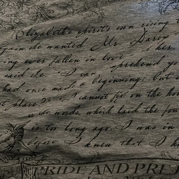 Literary Infinity Scarf - Pride and Prejudice - Picture 3 of 5